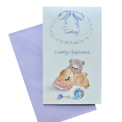 Geboortekaart Tweeling