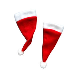 Kerstmuts bestekhouder set van 2