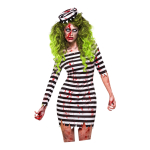 Smiffys Zombie Alley "Zombie Jail Bird" Costume Maat XS