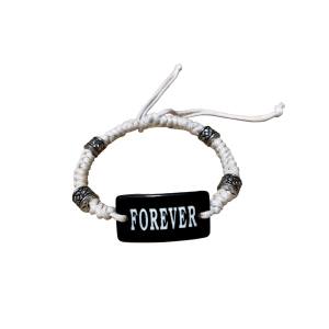 Armbandje Forever wit