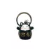 Sleutelhanger Lucky Cat met belletje in 4 kleuren 