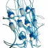 Gelukspoppetjes Geboorte Fles en Speen blauw 10 stuks 