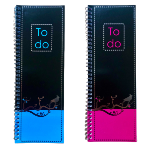 Todo notitieboekje in Blauw of Roze Todo notitieboekje in Blauw of Roze