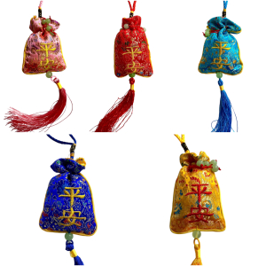 Feng Shui Geluksbuidel in 5 kleuren Feng Shui Geluksbuidel in 5 kleuren
