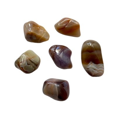 Agaat Botswana Bruin Knuffelsteen