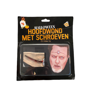 Halloween Hoofdwond met schroeven