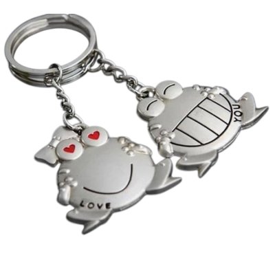 Set van 2 sleutelhangers Liefde Kikkers