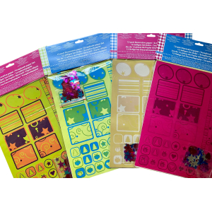 12 delige set Decoratiepapier, Scrapbookpapier in 4 kleuren 12 delige set Decoratiepapier, Scrapbookpapier in 4 kleuren