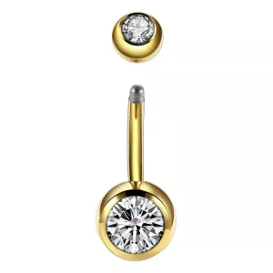 Navelpiercing Goudkleurig 1.6x5