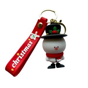 Sleutelhanger Sneeuwpop "Merry Christmas"