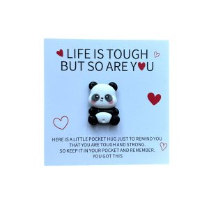 Pocket hug Panda Life is tough