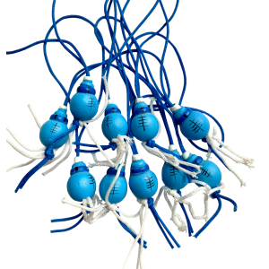 Gelukspoppetjes Babyflesje Blauw 10 stuks