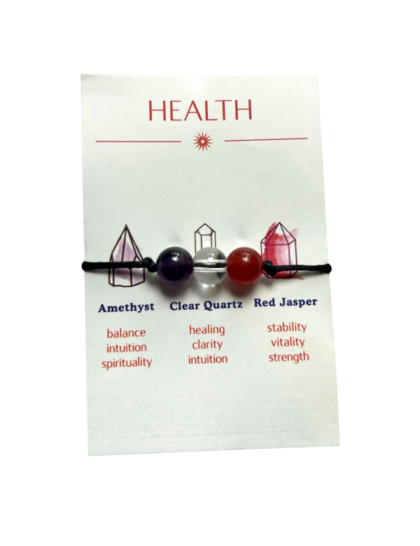 Armbandje 3 stenen Health Armbandje 3 stenen Health
