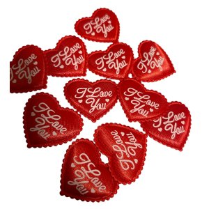 Hartjes Kussentjes I love you 10 stuks
