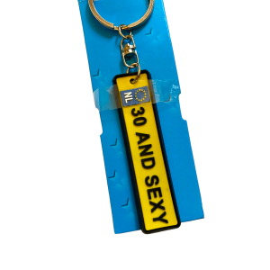 Sleutelhanger Traffic Signs "30 and Sexy"