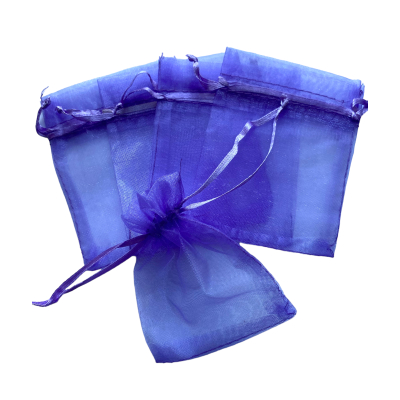 Organza zakje 8x10cm Licht Paars