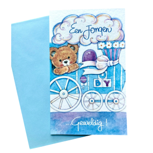 Geboortekaart Een Jongen geweldig