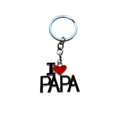 Sleutelhanger Vaderdag "I love Papa"