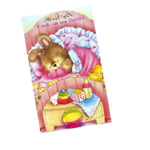 Geboortekaart Meisje Gefeliciteerd