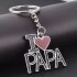 Sleutelhanger Vaderdag "I love Papa"